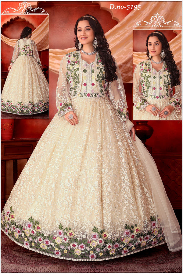 Heavy Embroidered Gown